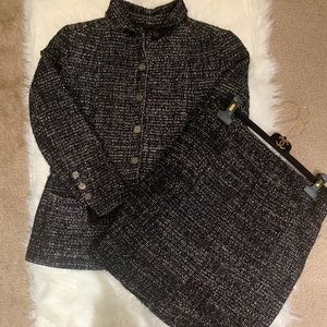 ❌SOLD❌ CHANEL Tweed Jacket Skirt Set